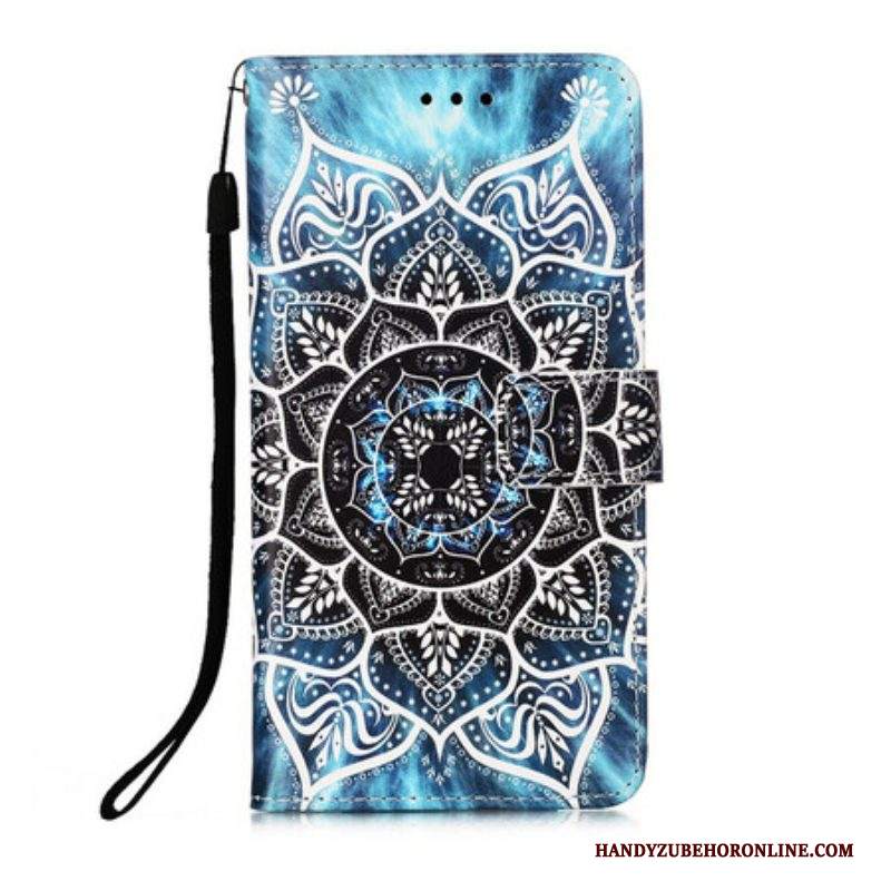 Custodia in pelle Samsung Galaxy S21 5G Mandala Nel Cielo