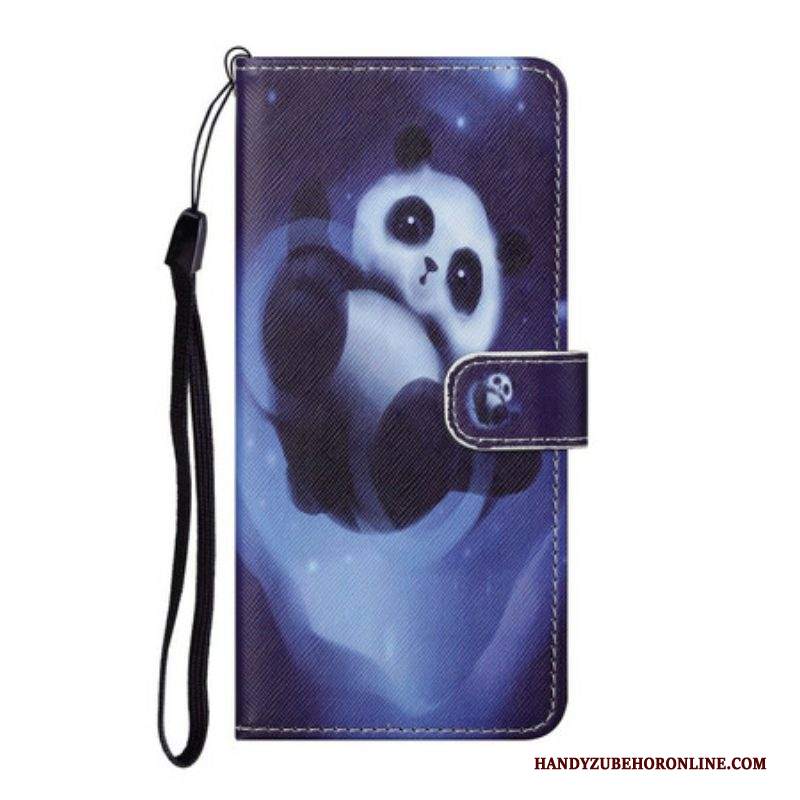 Custodia in pelle Samsung Galaxy S21 5G Spazio Panda