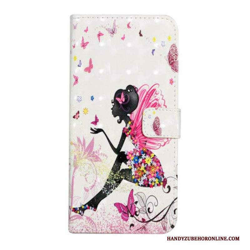 Custodia in pelle Samsung Galaxy S21 FE Fata Magica