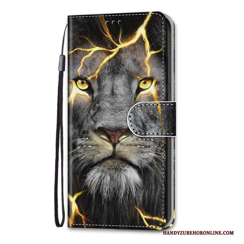 Custodia in pelle Samsung Galaxy S21 Plus 5G Felino Magico