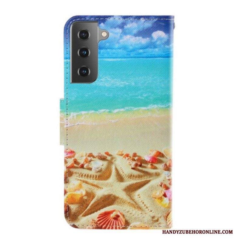 Custodia in pelle Samsung Galaxy S21 Plus 5G Spiaggia Del Cordino