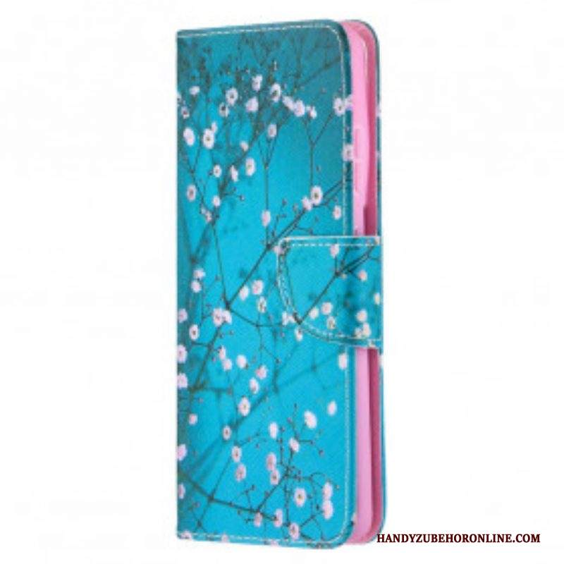 Custodia in pelle Samsung Galaxy S21 Ultra 5G Albero In Fiore