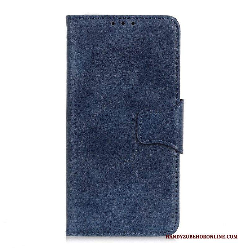 Custodia in pelle Samsung Galaxy S22 5G Chiusura Reversibile In Pelle Crosta