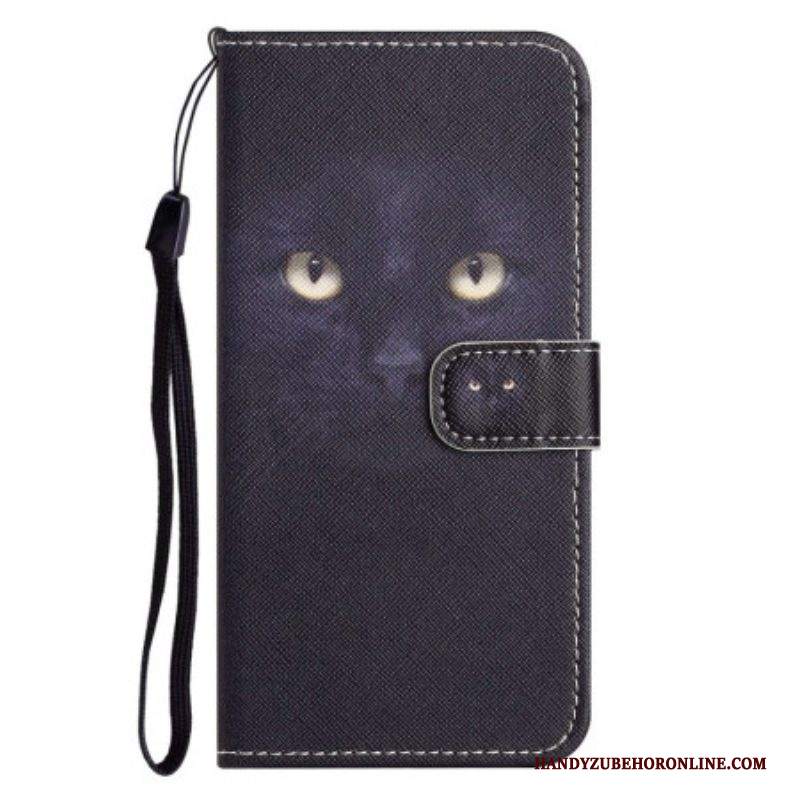 Custodia in pelle Samsung Galaxy S23 5G Gatto Perizoma