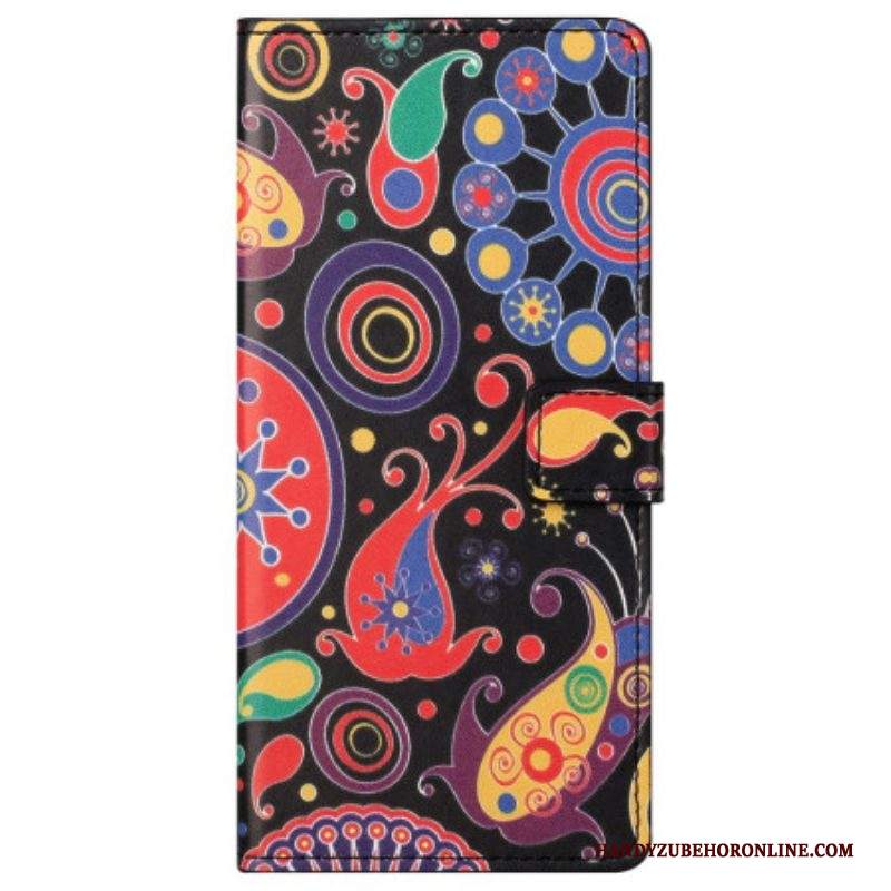 Custodia in pelle Samsung Galaxy S23 Plus 5G Paisley