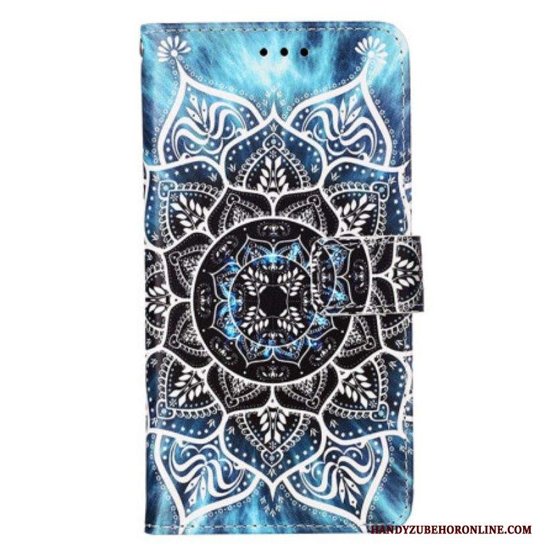 Custodia in pelle Samsung Galaxy S23 Ultra 5G Mandala Nel Cielo