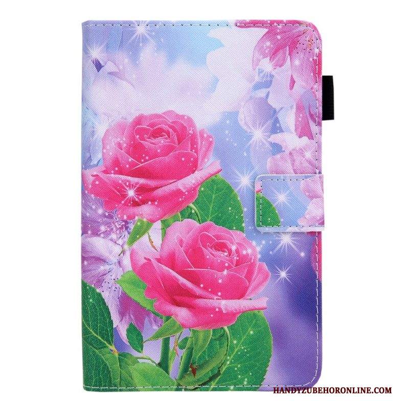 Custodia in pelle Samsung Galaxy Tab A8 (2021) Fiori Da Sogno