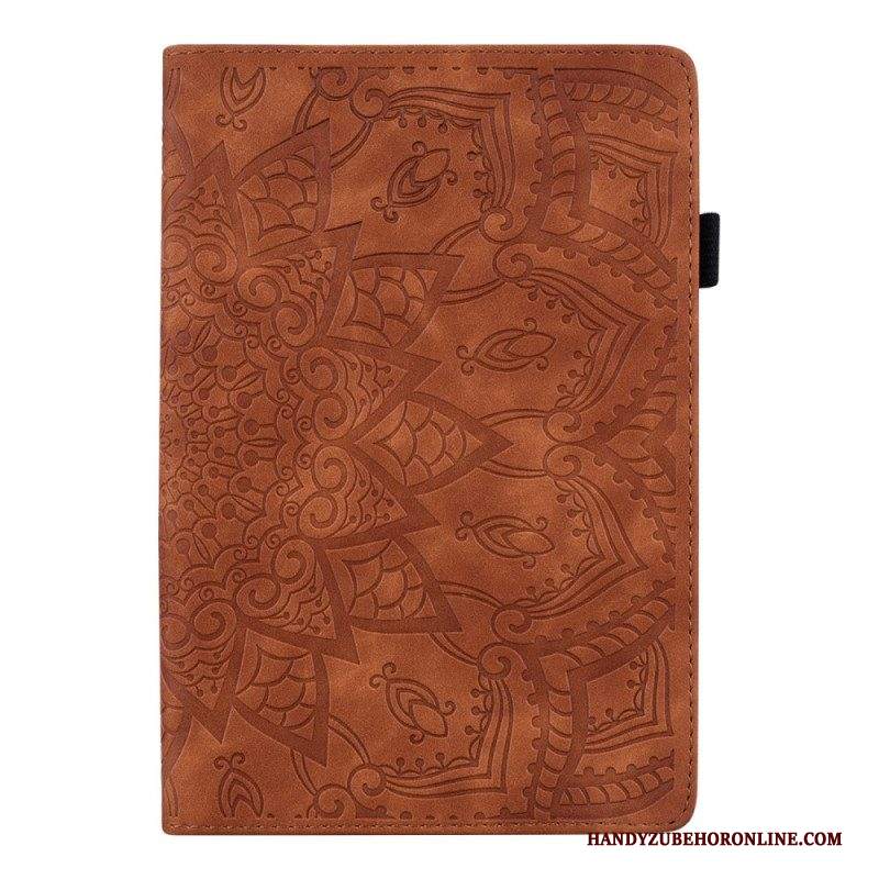 Custodia in pelle Samsung Galaxy Tab A8 (2021) Mandala