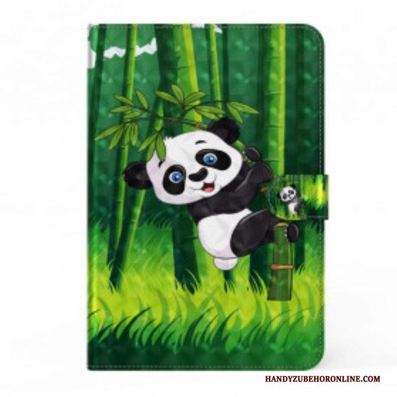 Custodia in pelle Samsung Galaxy Tab S8 / Tab S7 Panda In Ecopelle