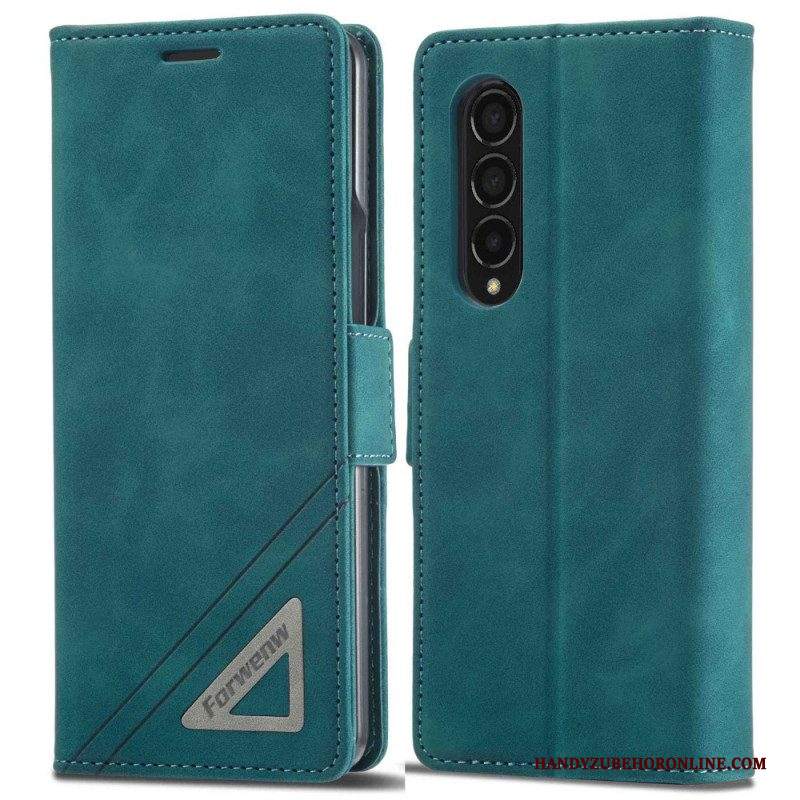 Custodia in pelle Samsung Galaxy Z Fold 4 Forwenw Serie F3