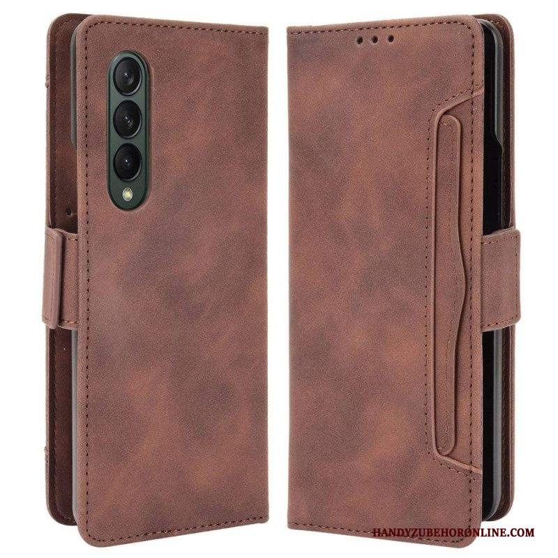 Custodia in pelle Samsung Galaxy Z Fold 4 Spia Lava