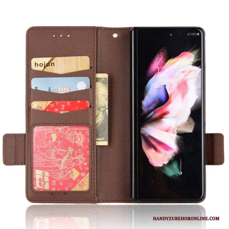 Custodia in pelle Samsung Galaxy Z Fold 4 Winston In Ecopelle