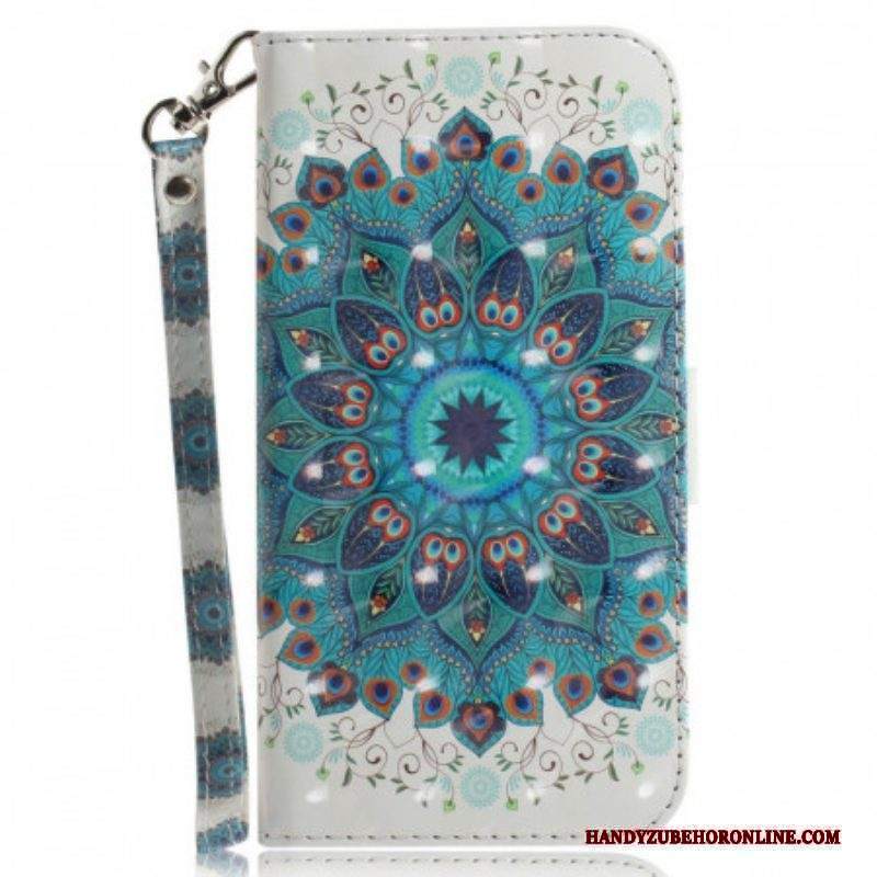 Custodia in pelle Sony Xperia 1 IV Mandala Strappy