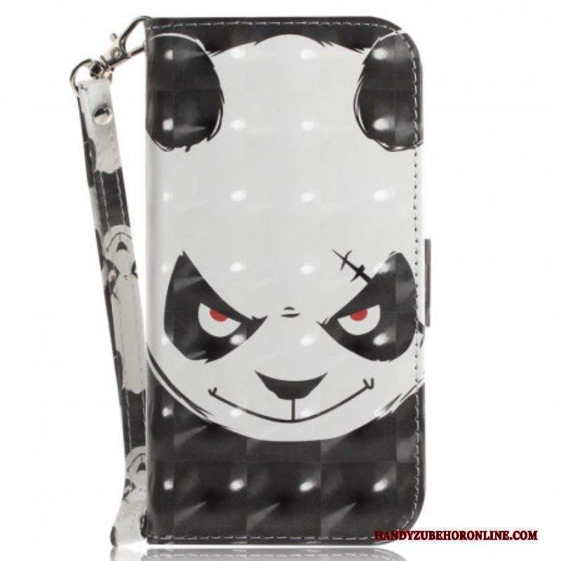 Custodia in pelle Sony Xperia 1 IV Panda Strappy