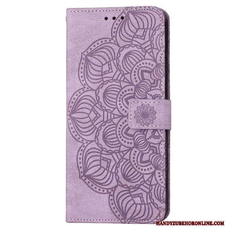 Custodia in pelle Xiaomi 12T / 12T Pro Mandala Barocco Strappy