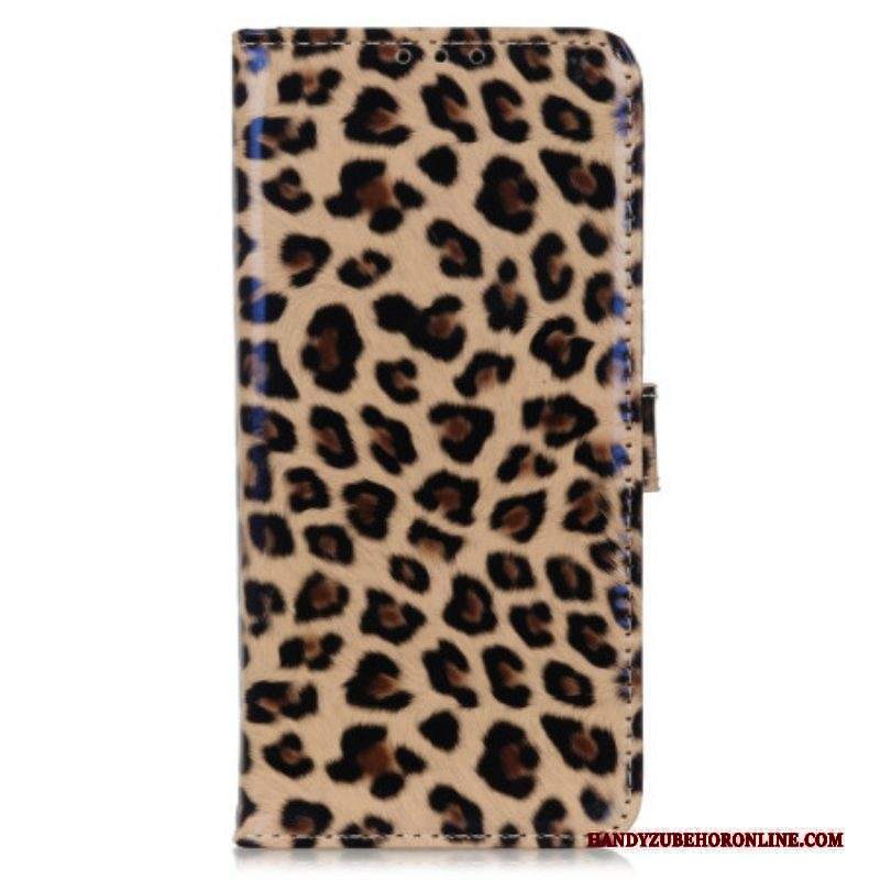 Custodia in pelle Xiaomi 13 Lite Leopardo