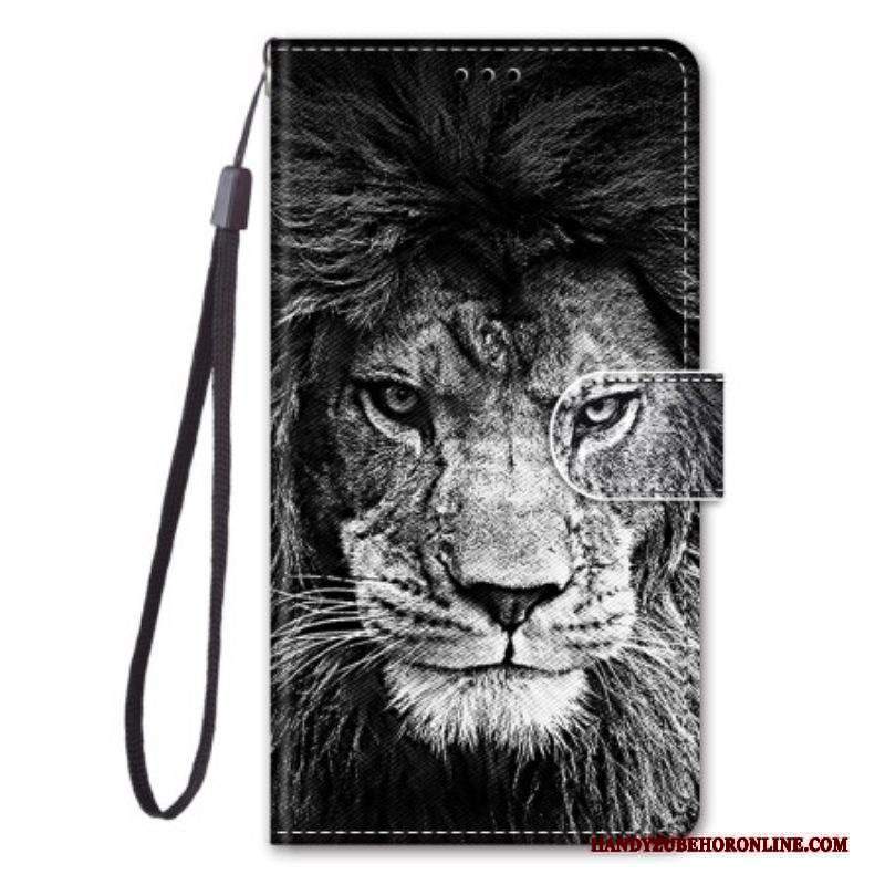 Custodia in pelle Xiaomi 13 Pro Cordino Leone