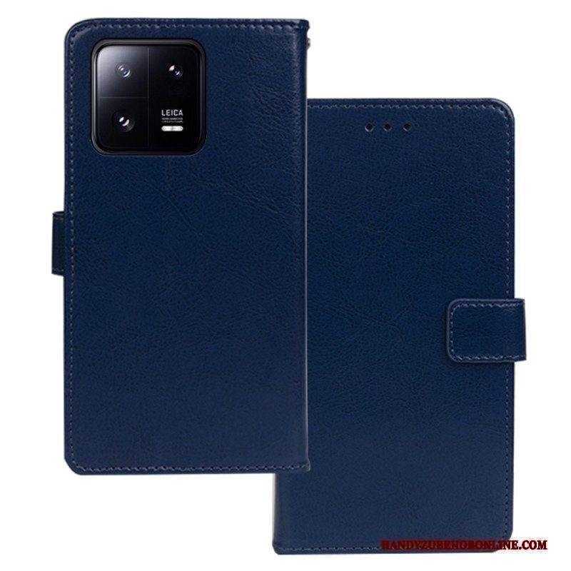 Custodia in pelle Xiaomi 13 Pro Stile In Pelle Idewei