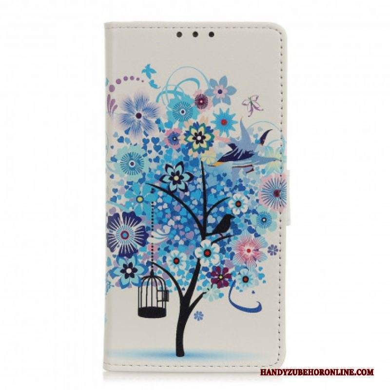 Custodia in pelle Xiaomi Redmi Note 10 / 10S Albero In Fiore