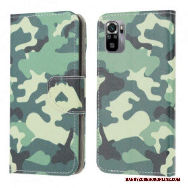 Custodia in pelle Xiaomi Redmi Note 10 / 10S Camuffare