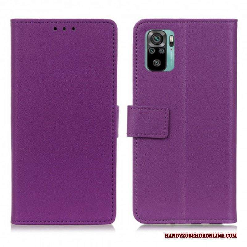 Custodia in pelle Xiaomi Redmi Note 10 / 10S Ecopelle Classica