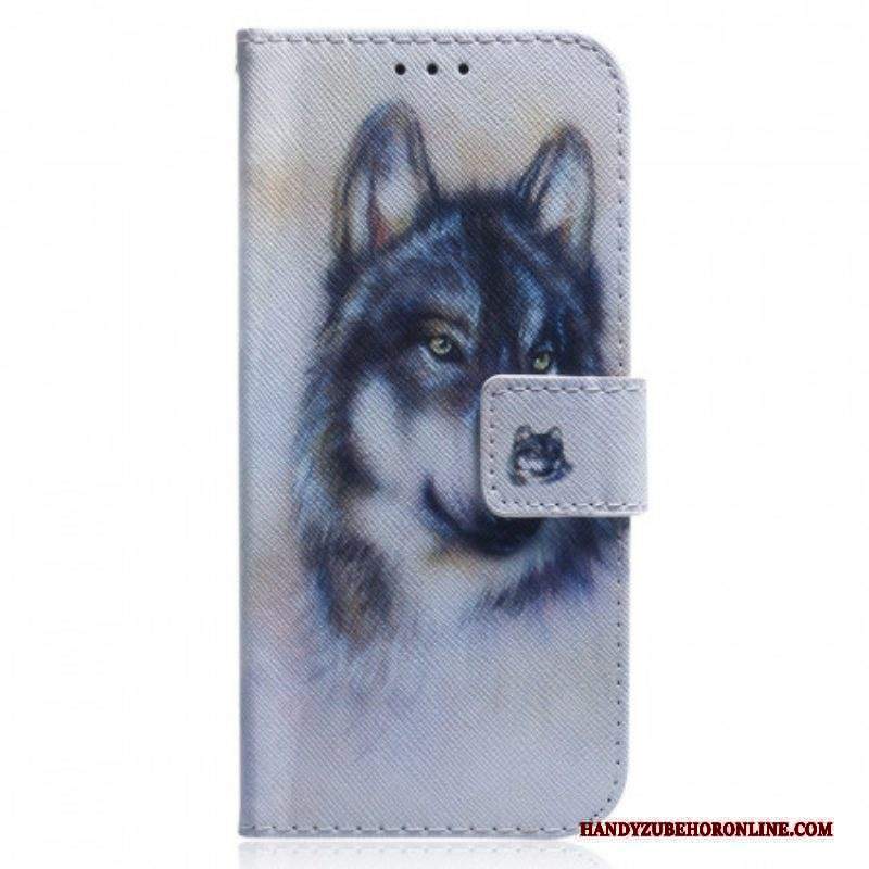 Custodia in pelle Xiaomi Redmi Note 11 / 11S Sguardo Canino