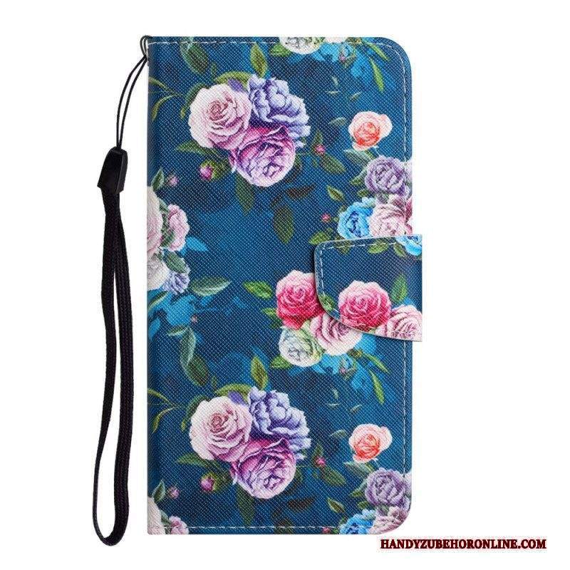 Custodia in pelle Xiaomi Redmi Note 11 Pro Plus 5G Fiori Liberty Royal