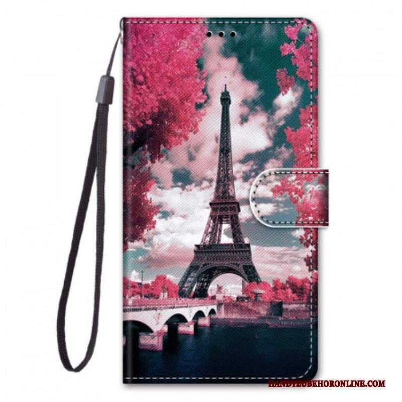 Custodia in pelle Xiaomi Redmi Note 11 Pro Plus 5G Torre Eiffel