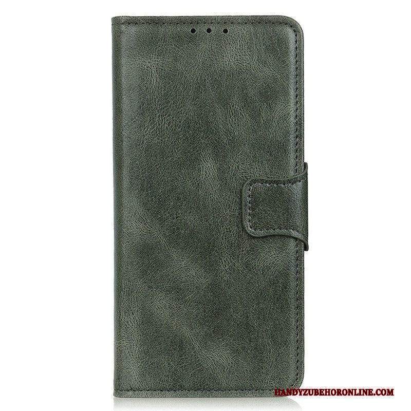 Custodia in pelle Xiaomi Redmi Note 12 4G Chiusura In Pelle Stile Reversibile