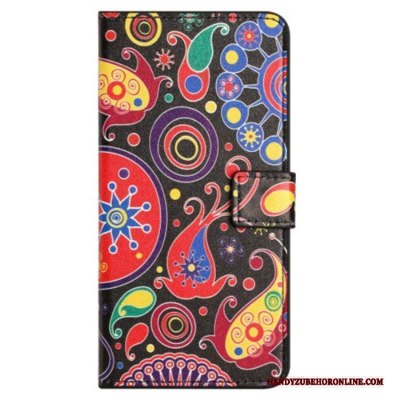 Custodia in pelle Xiaomi Redmi Note 12 4G Paisley