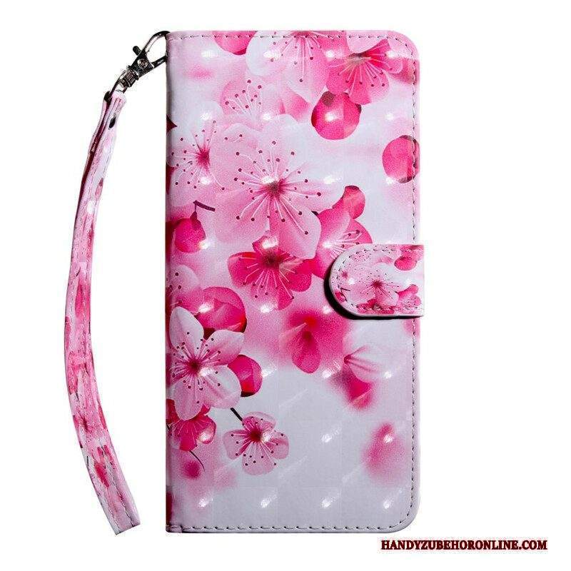 Custodia in pelle iPhone 13 Mini Fiore Punto Luce Fiori