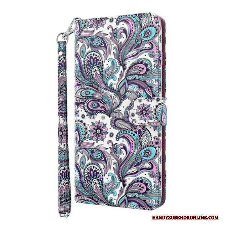 Custodia in pelle iPhone 13 Mini Modelli Di Fiori