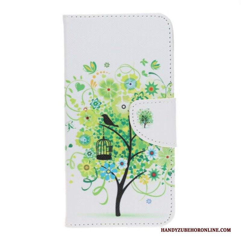 Custodia in pelle iPhone 13 Pro Albero In Fiore