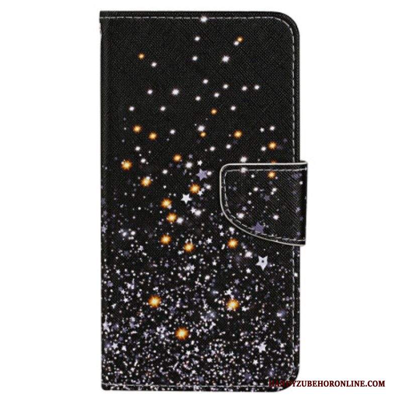 Custodia in pelle iPhone 15 Doccia Star Con Cinghia