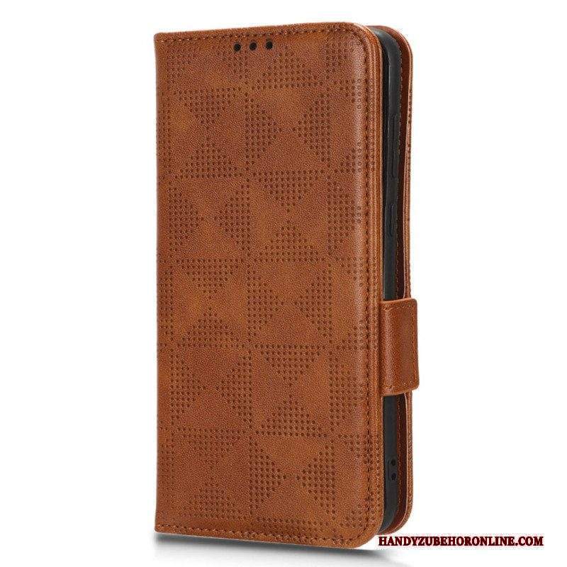 Folio Cover Huawei P60 Pro Triangoli Con Cinturino