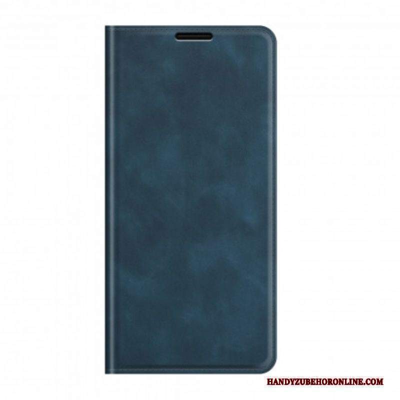 Folio Cover Motorola Edge 20 Pro Custodia in pelle Tocco Di Pelle