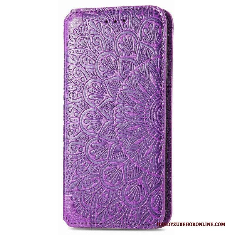 Folio Cover Samsung Galaxy A13 Custodia in pelle Mandala