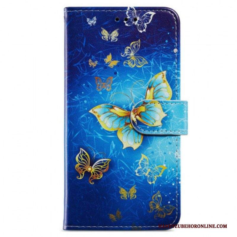 Folio Cover Samsung Galaxy A13 Volo Di Farfalle