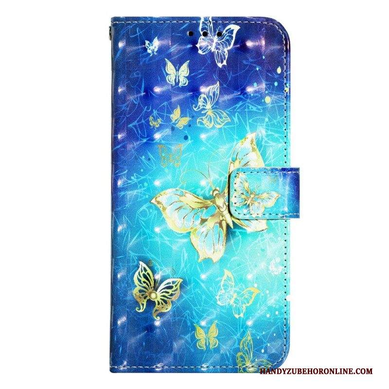 Folio Cover Samsung Galaxy A14 / A14 5G Splendide Farfalle Perizoma