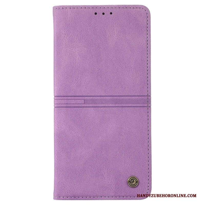 Folio Cover Samsung Galaxy A53 5G Custodia in pelle Rivetto