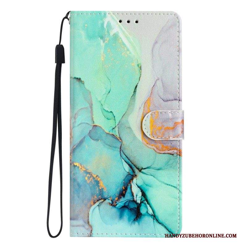 Folio Cover Samsung Galaxy A53 5G Striscia Di Marmo