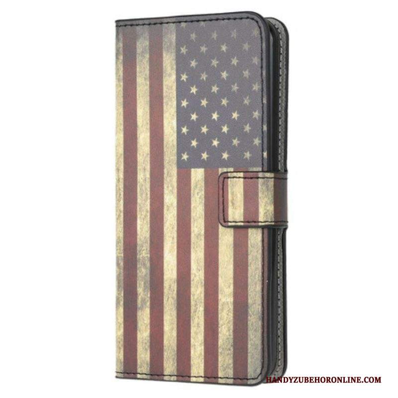 Folio Cover Samsung Galaxy M12 / A12 Bandiera Americana