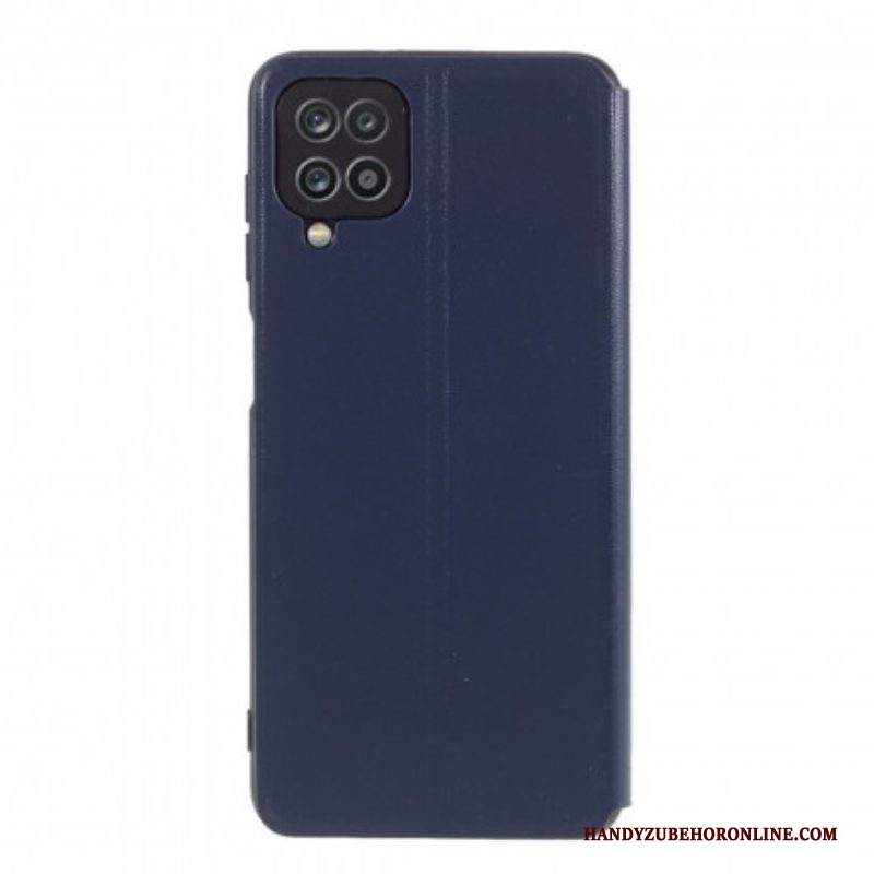 Folio Cover Samsung Galaxy M12 / A12 Custodia in pelle Serie Premium Livello X