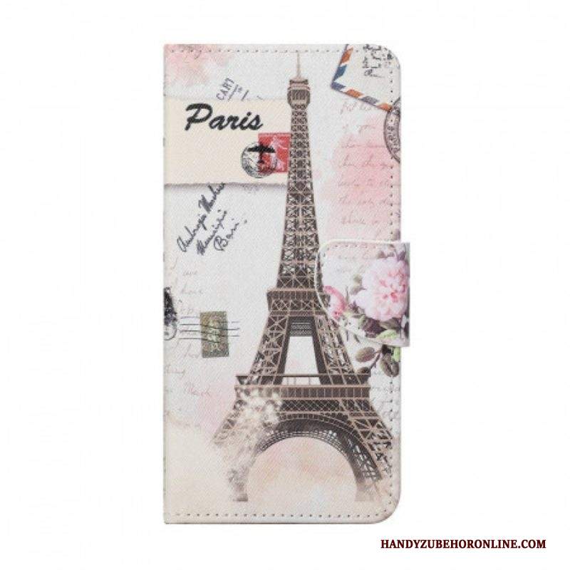 Folio Cover Samsung Galaxy M23 5G Torre Eiffel D'epoca