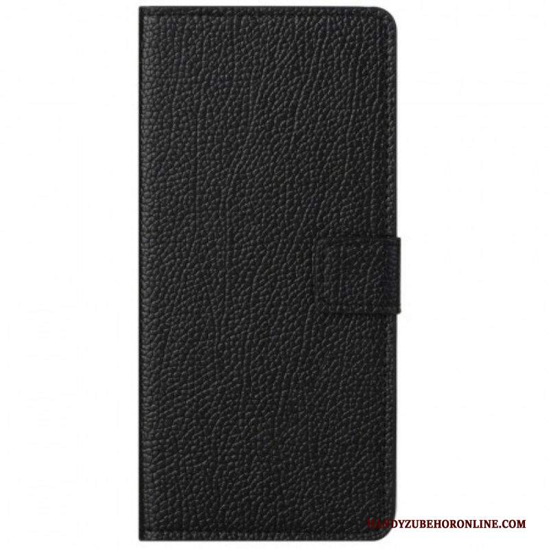 Folio Cover Samsung Galaxy M23 5G Trama Di Pelle Di Litchi