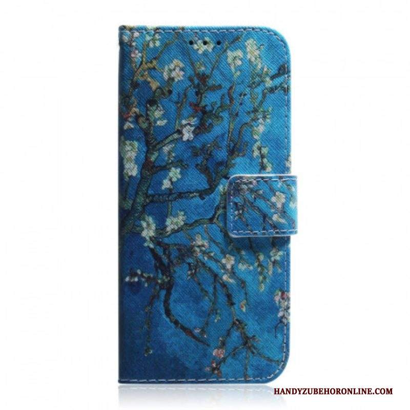 Folio Cover Samsung Galaxy M32 Ramo Di Un Albero In Fiore