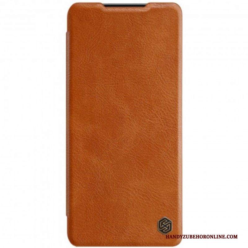 Folio Cover Samsung Galaxy S21 5G Custodia in pelle Serie Nillkin Qin