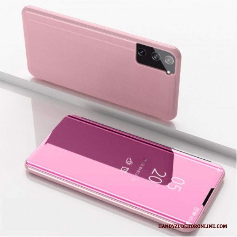 Folio Cover Samsung Galaxy S21 5G Custodia in pelle Specchio