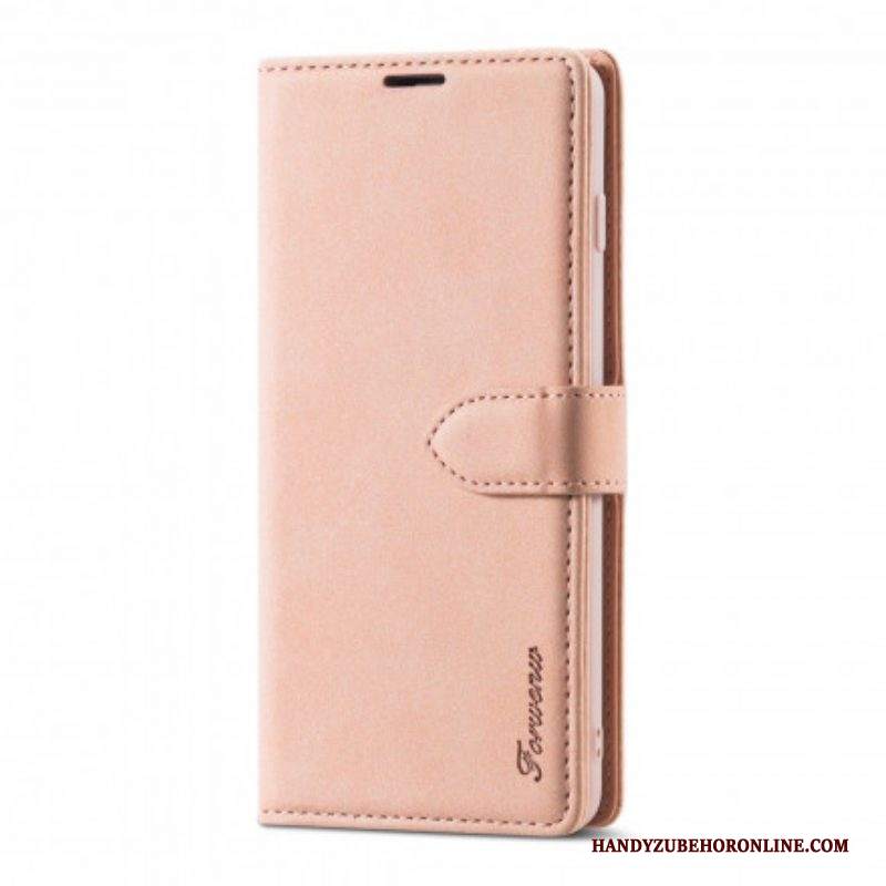 Folio Cover Samsung Galaxy S21 5G Ecopelle Forwenw