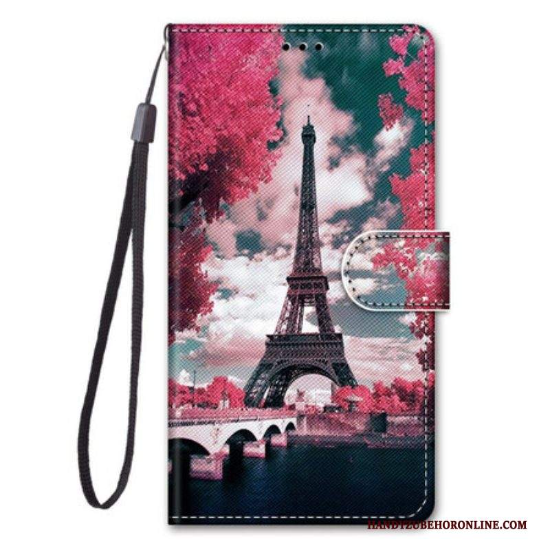 Folio Cover Samsung Galaxy S21 5G Parigi In Fiore